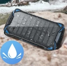 Nuxgal Power Bank 30000 mAh Solar Power 4 outputs fast charging, flashlight