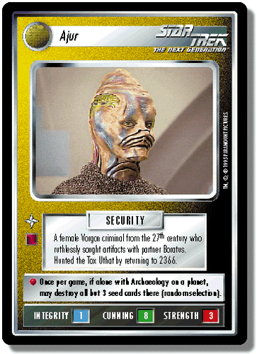 Ajur - Alternate Universe - Star Trek CCG 1E - Picture 1 of 6