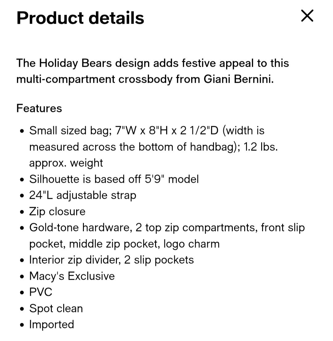 Authentic Giani Bernini Brown Monogram Crossbody … - image 6