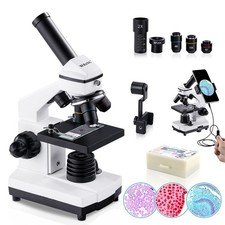 BEBANG Biologisches Mikroskop 100-2000x mit LED und Smartphone-Adapter