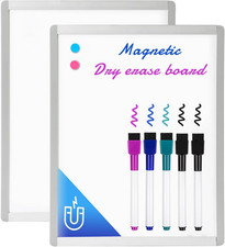 Small Dry Erase Whiteboard, 11 X 14 Inches White Board for Kids, Students, Fridg