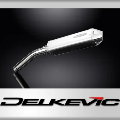 BMW F650GS F650 GS 2000-2007 Echappement KIT-Silencieux 320mm Tri-Ovale Inox - Photo 1/3