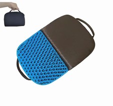 Medhol Gel Seat Cushion, Foldable Cushion Comfortable Travel Black