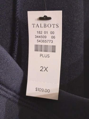 TALBOTS Women's Polartec Sweatpants Plus Size 2X Navy Power Stretch * NWT * NEW - Picture 8 of 13