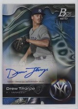 2023 Bowman Platinum Top Prospects Blue 78/150 Drew Thorpe #TOP-10 Auto 1b3