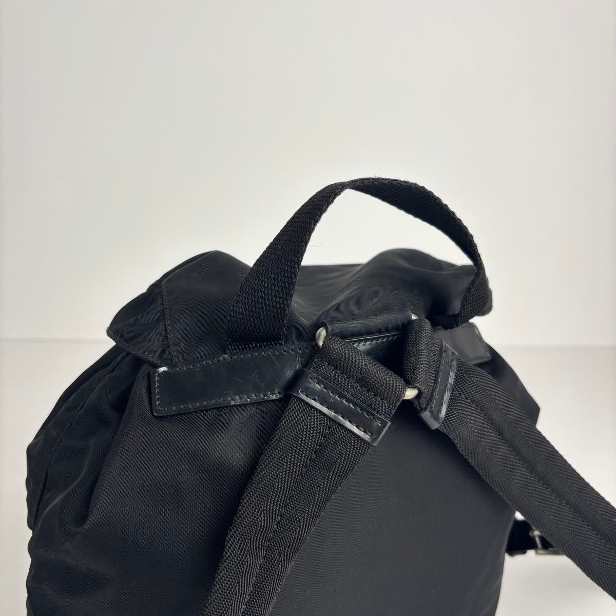 Excellent condition PRADA backpack drawstring tri… - image 10