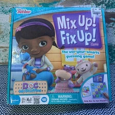 Disney Junior MixUp FixUp Board Game Hasbro  Doc McStuffins
