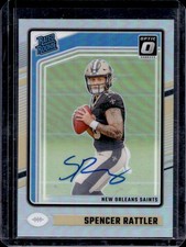 2024 Donruss Optic Spencer Rattler Rated Rookie RPS Auto Holo #94/150