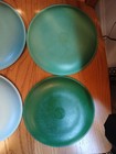 Mainstays Stoneware Salad Plates Blue Green (Turquoise) Dishwasher Safe Set of 4 — photo 8