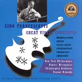 HERITAGE  Zino Francescatti - Great Violin Concertos by Zino Francescatti...