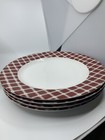 Nautica Crew Deck Red Salad and Chop Plates 6 Pcs — photo 6