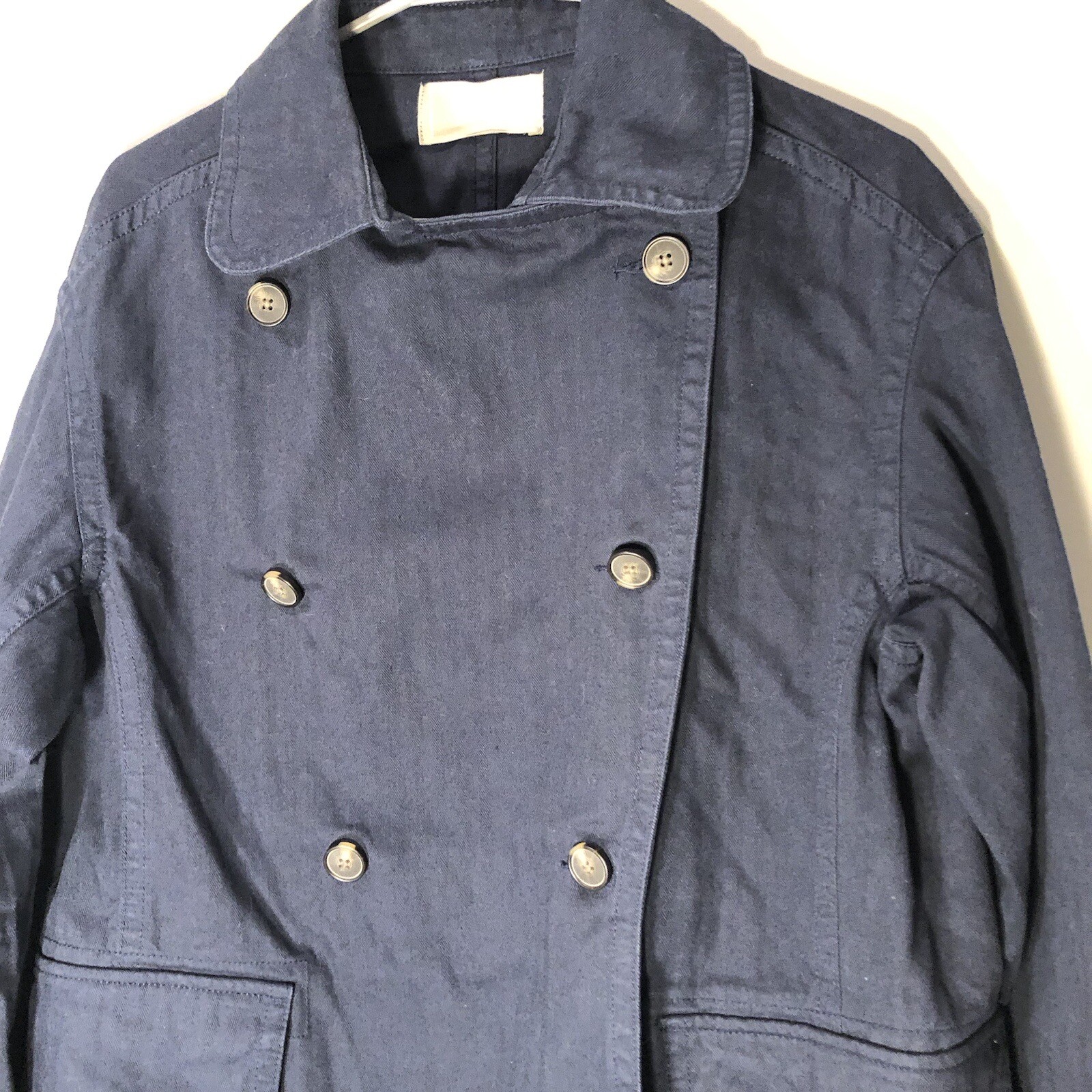 Everlane Double Breasted Buttoned Collared Jacket… - image 4