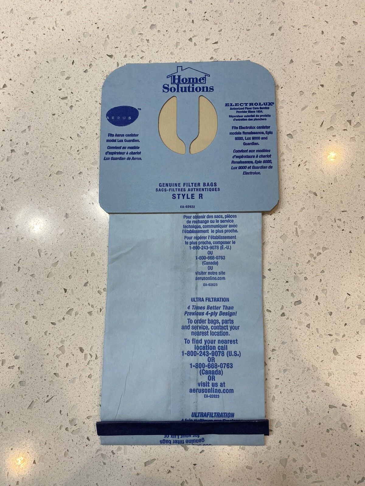 Home Solutions Electrolux Vacuum Filter Bags Style R EA 02622 Aerus eBay
