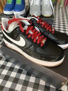 nike air force 1 red gum bottom