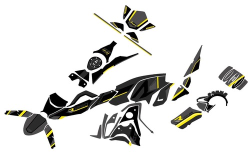 NEW Graphic kit for BMW R 1250 1200 GS (17~) Decal Kit (RL-BY) - Picture 2 of 7