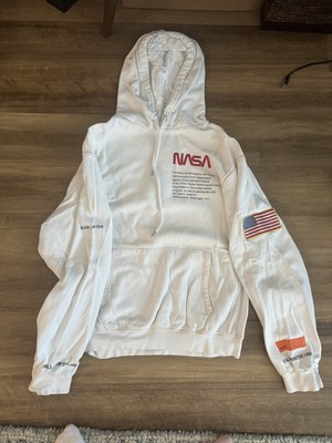 white nasa hoodie heron preston