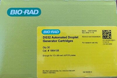 Bio-Rad DG32 ADG Cartridges PN 1864108; Box of 30; NEW (Buy 3 get 1 free)