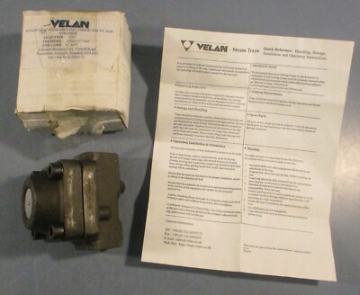Velan TS250 Steam Trap 3/4'' NPT 250psi TS01 Air Vent Check Valve and Strainer