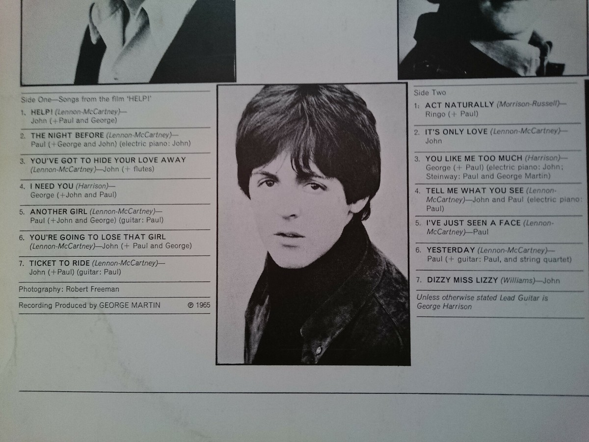 THE BEATLES Help! *GERMAN 1st PRESS HÖRZU SHZE162 VINYL*2