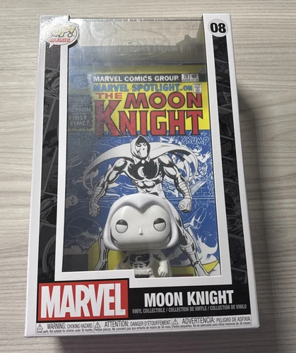 Funko Pop! Comic Book Cover with Case: Marvel - Moon Knight #08