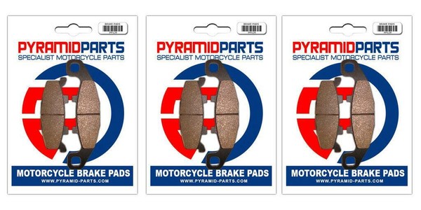 BremsbeläGe Vorne & Hinten (3 Paar) FüR Kawasaki ZR750 C1-C5 Zephyr 91-95-image