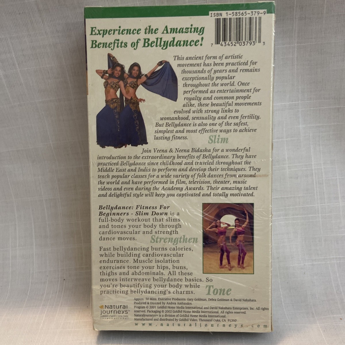Bellydance Fitness for Beginners Slim Down Veena Neena VHS 2001