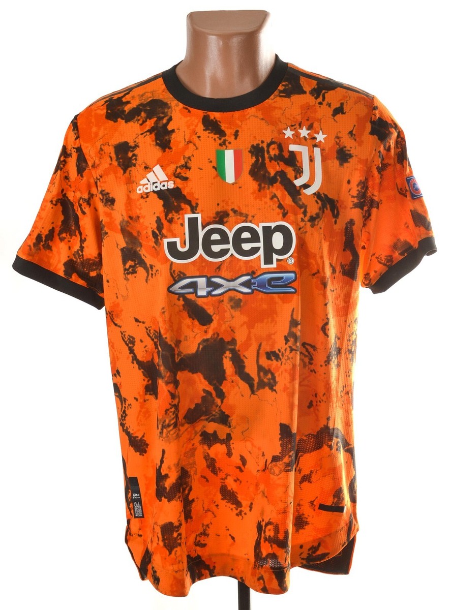 JUVENTUS 2020/2021 THIRD FOOTBALL SHIRT MATCH WORN ISSUE SIZE M(6