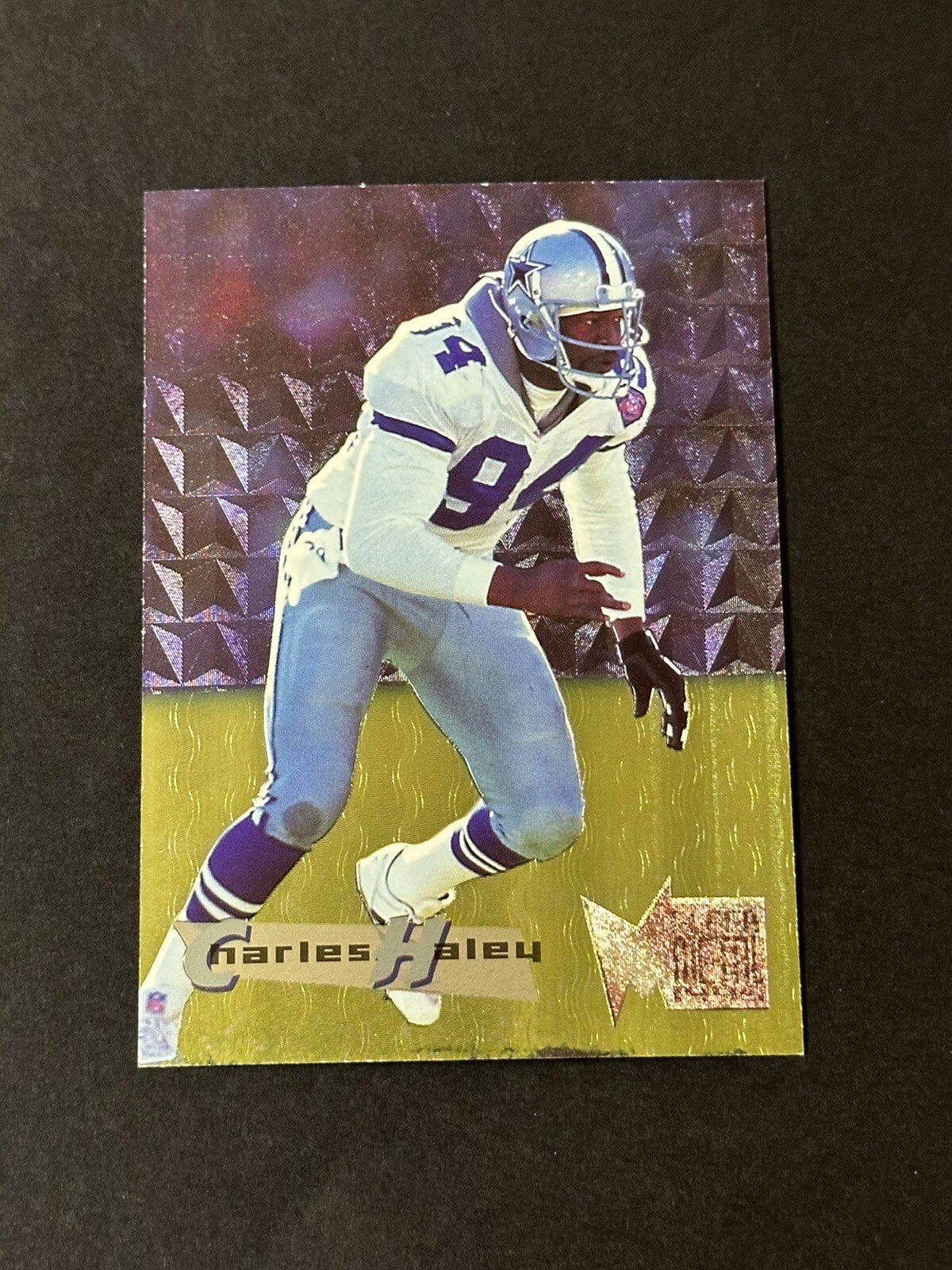 1995 Fleer Metal Charles Haley #49 Dallas Cowboys (Q)