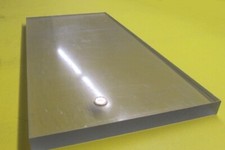 Polycarbonate sheet 1.00" .944 X 12" X 24" Clear Film Masked