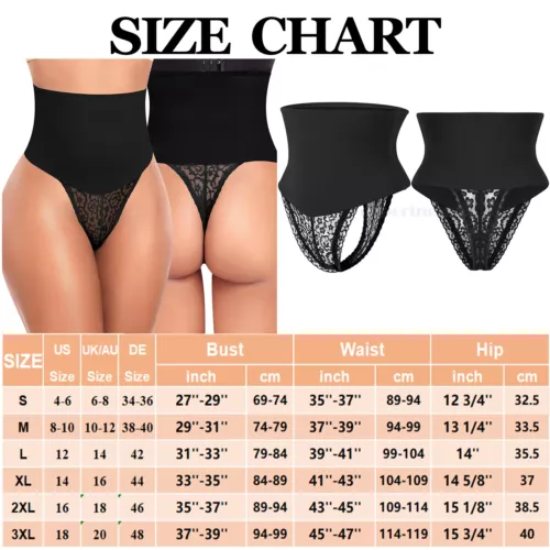 Women Tummy Control Body Shaper Trainer High-Waist Thong Panty Boned Shapewear - Picture 10 of 21