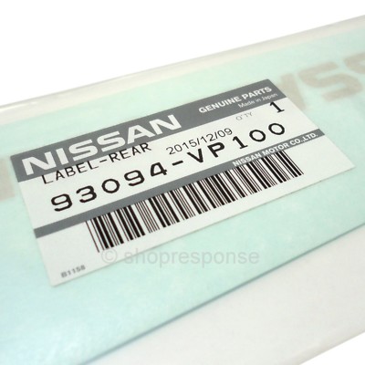 JDM Nissan 90-00 300ZX Fairlady Z Z32 Rear FAIRLADY Z Decal Silver