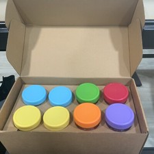 Set of 16 WEE SPROUT Glass Baby Food Storage Jars 5 and 2 ounce