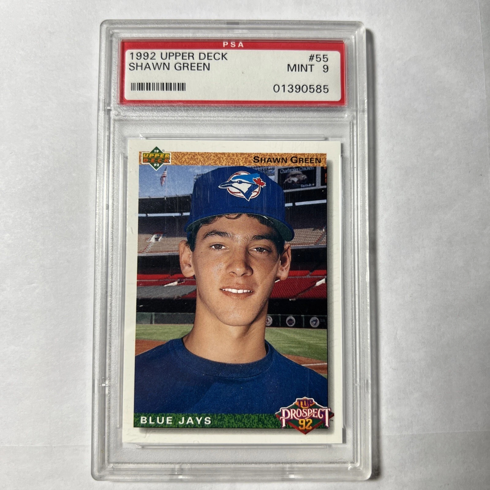 1992 Upper Deck Shawn Green #55 Mint 9