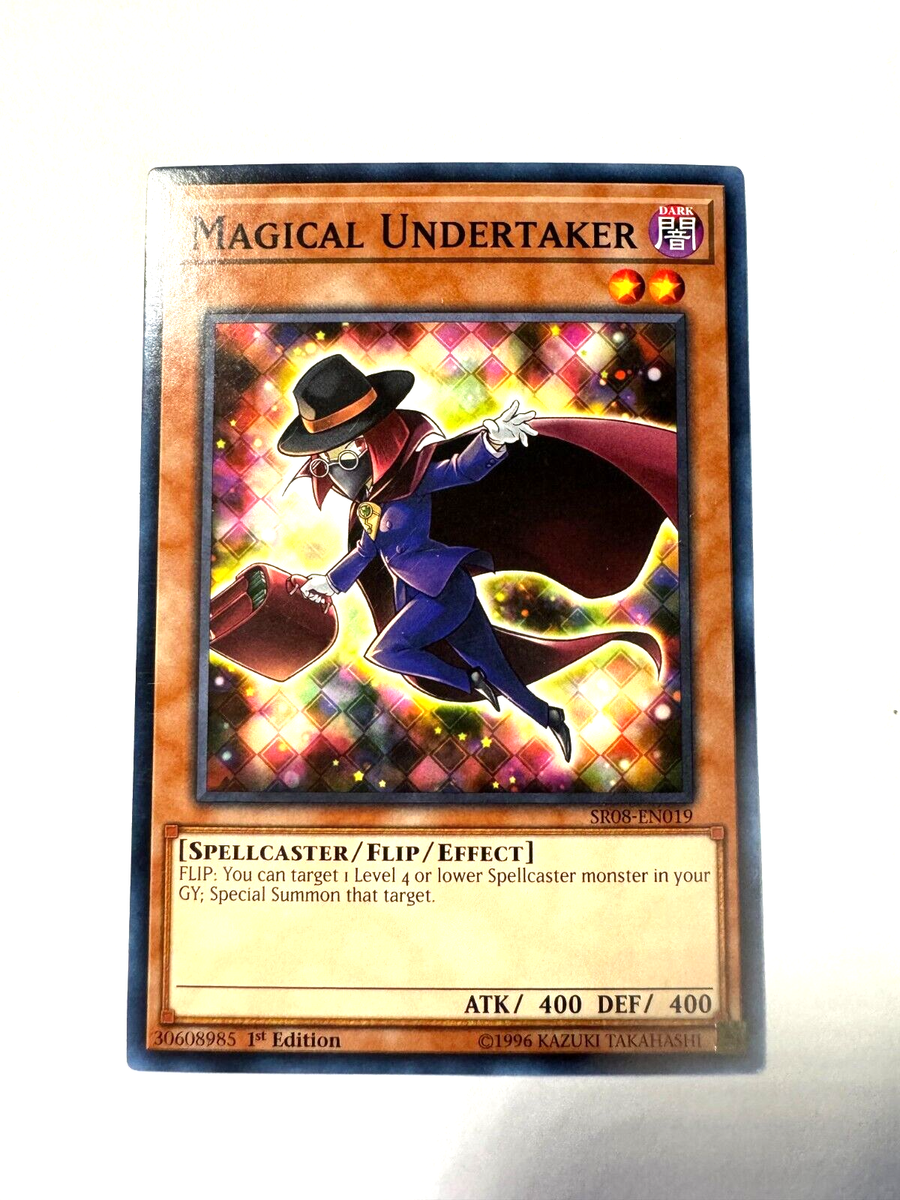 undertaker yugioh card LEDE-EN087 - Vouiburial, the Dragon - Ultra Rare During the Main Phase Magical Undertaker - SR08-EN019 -