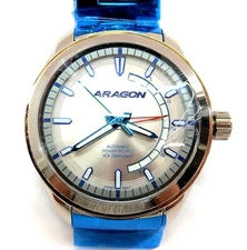 New ARAGON ANTIGRAVITY Power Reserve Automatic Mens Watch 50mm 29 Jewels K1 A281