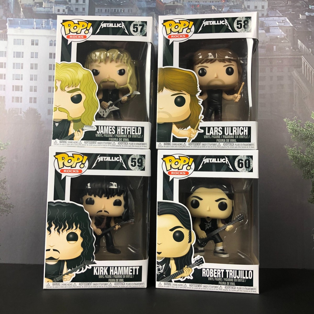 Funko Pop! メタリカ　フィギュア　3体セット Amazon | Funko POP! Rocks: メタリカ - ラーズ・ウルリッチの
