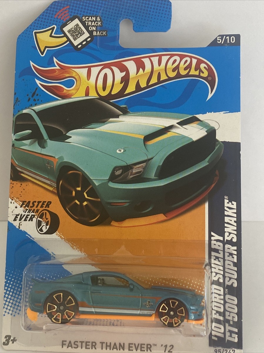 Hot Wheels Faster Than Ever '12 '10 FORD SHELBY GT-500 SUPER SNAKE