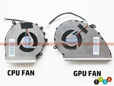 New CPU + GPU Cooling Fan 4-Pin For MSI GE72VR GP72VR GL72VR MS-179B MS-1799