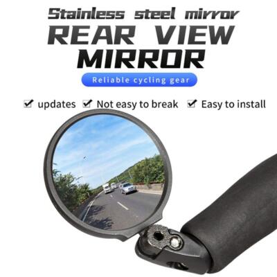 Bike Rearview Mirror Mountain Bicycle Handlebar Rear GX End Mirror Bl View I4B4