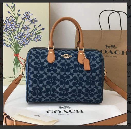 Coach Denim Exterior Bags & Handbags for Women for sale - eBay