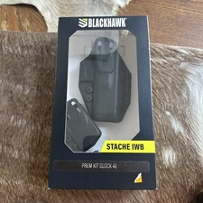 Blackhawk 416176BK Prem Kit Glock 48 New Stache IWB