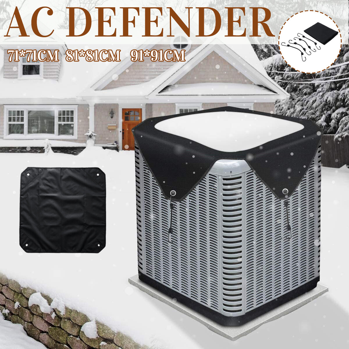Central Air Conditioner Cover for Outside Units Top Universal Outdoor