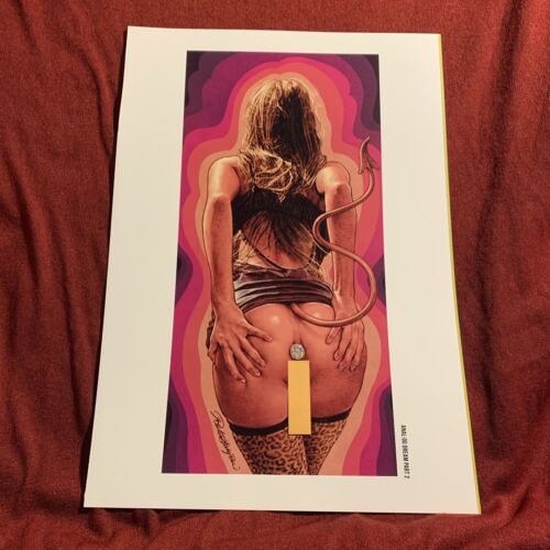 Rockin Jelly Bean ANAL DREAM PT 2 Poster Print Lowbrow 15” X 10”