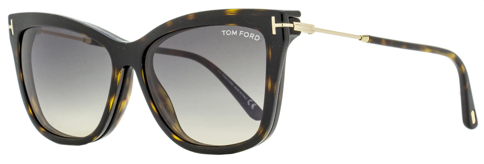 ВИТРИНА ДЛЯ МАГАЗИНА TomFord TF5824-B 052 Tortoise CatEye пластиковая 56-14-140 с клипсами 47390₽