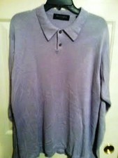 Men's Brandini L Acrylic Cotton Blend Light Weight Light Purple Sweater