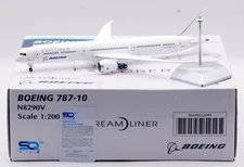 SQ Wings 1:200 Explorer Boeing B787-10 Diecast Aircraft Jet Model N8290V