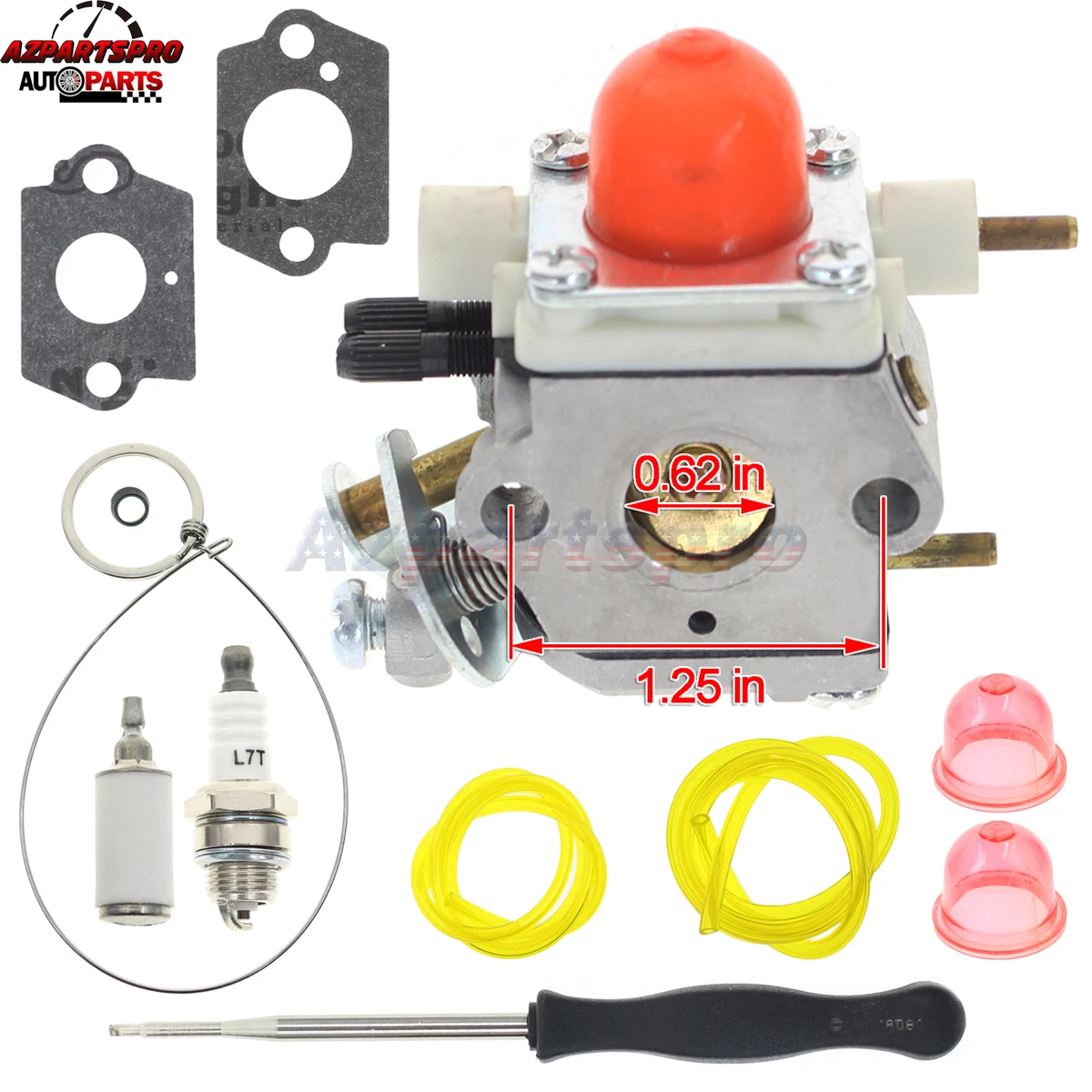 Craftsman bushwacker 22 in cheap 21cc gas hedge trimmer carburetor