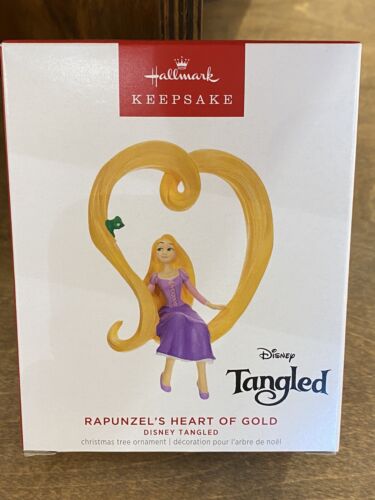 HALLMARK 2023 RAPUNZEL’S HEART OF GOLD DISNEY TANGLED ORNAMENT - Picture 1 of 1