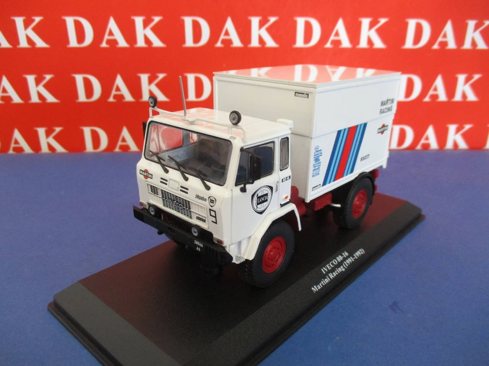 Die cast 1/43 Modellino Camion Iveco 80-16 Assistenza Rally Lancia Martini 1991 - Immagine 2 di 4