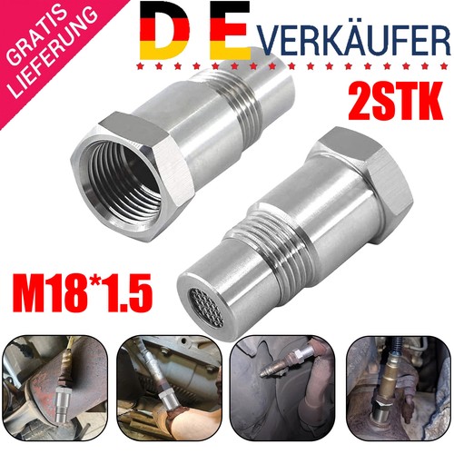 2x O2 Lambdasonde Lambda Eliminator Lambda Metallkat Lamda Sonde Kat Simulator - Bild 1 von 16